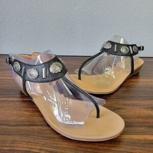 DOLCE VITA // ltd ed vanessa mooney collab boho-chic silver concho sandals